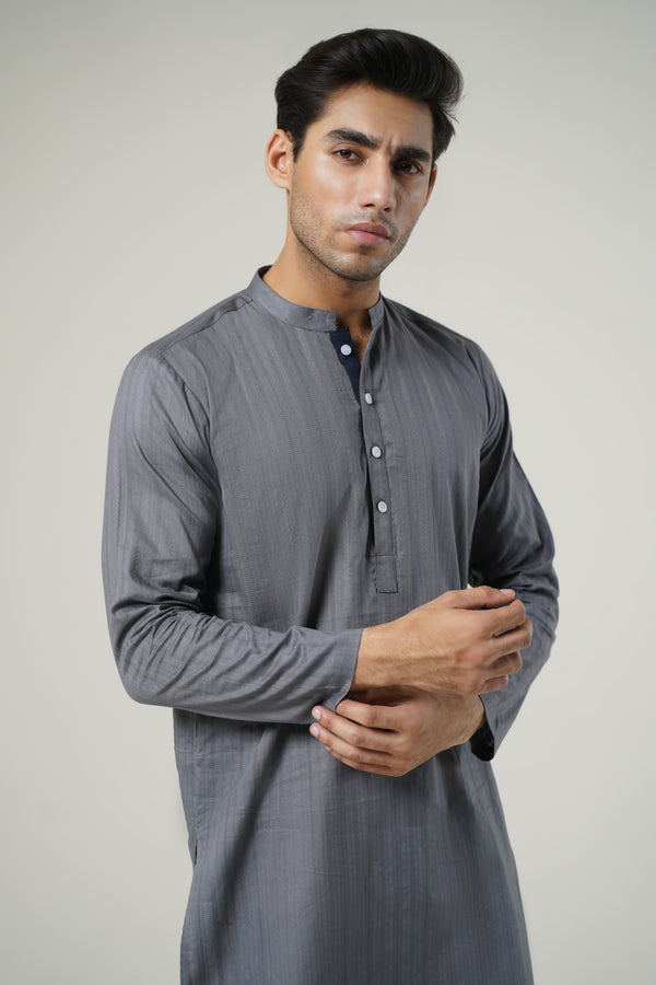 Grey Kurta