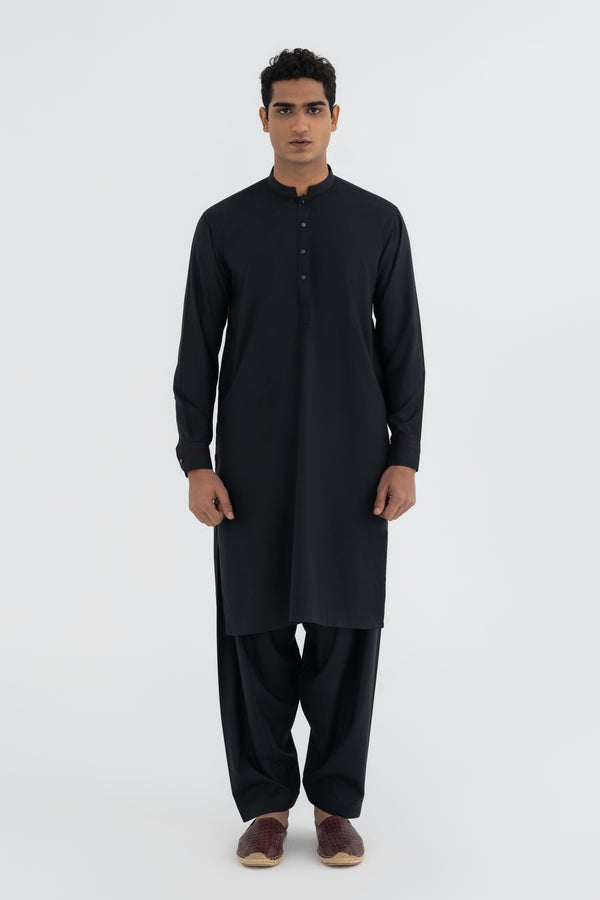 Dark Navy Kurta Shalwar