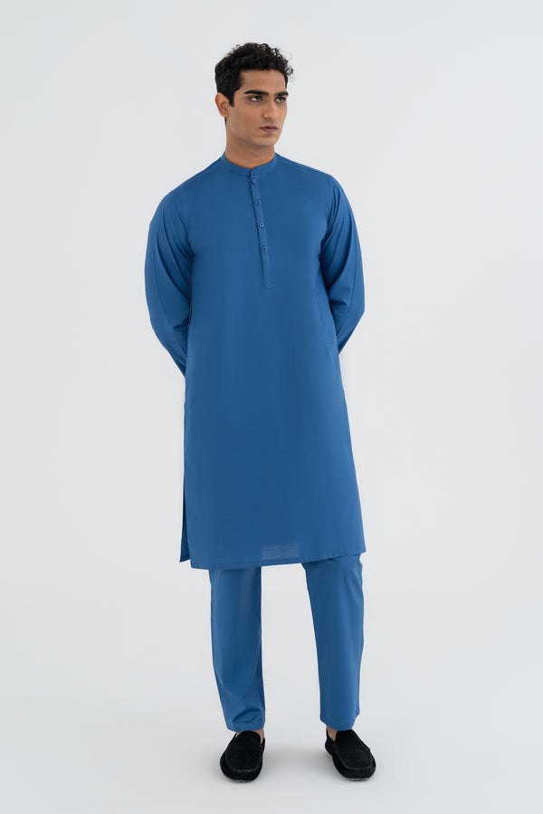 Blue Kurta Trouser