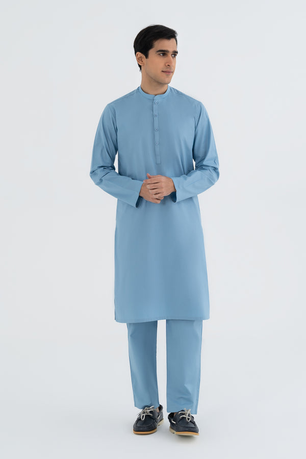 Sky Blue Kurta Trouser