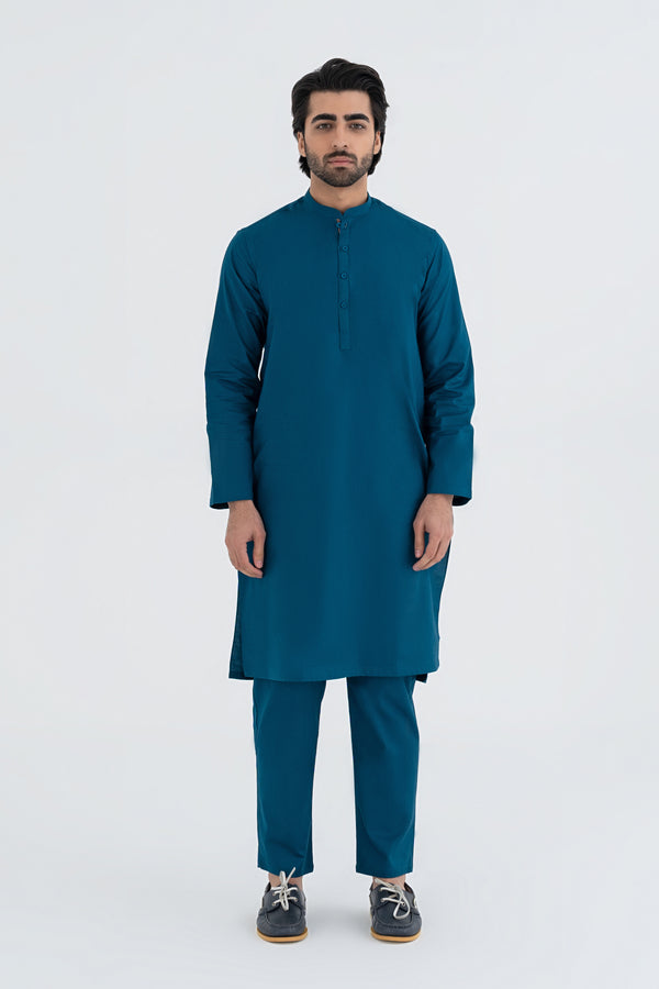 Teal Kurta Trouser