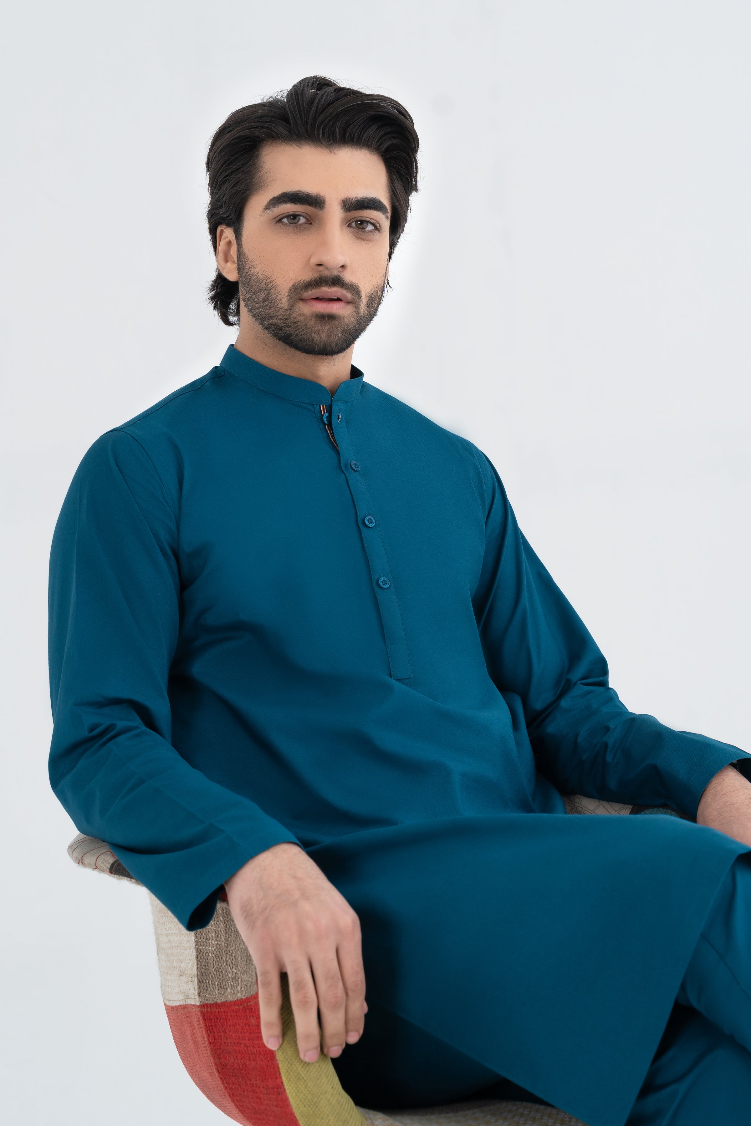 Teal Kurta Trouser