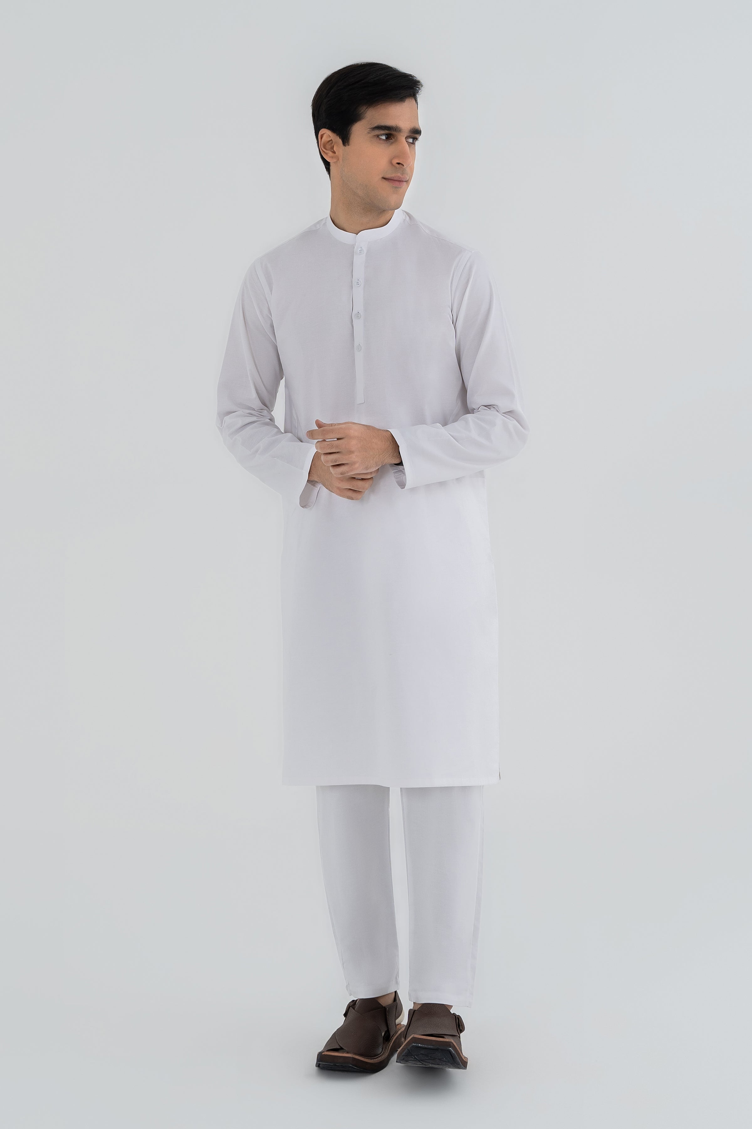 White Kurta Trouser