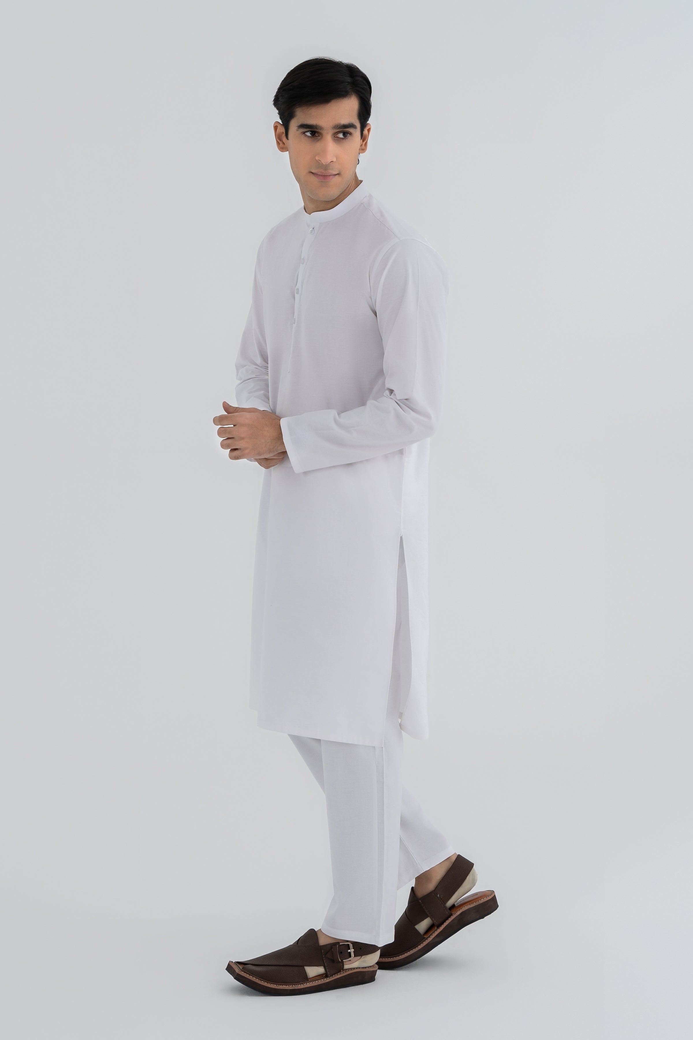 White Kurta Trouser