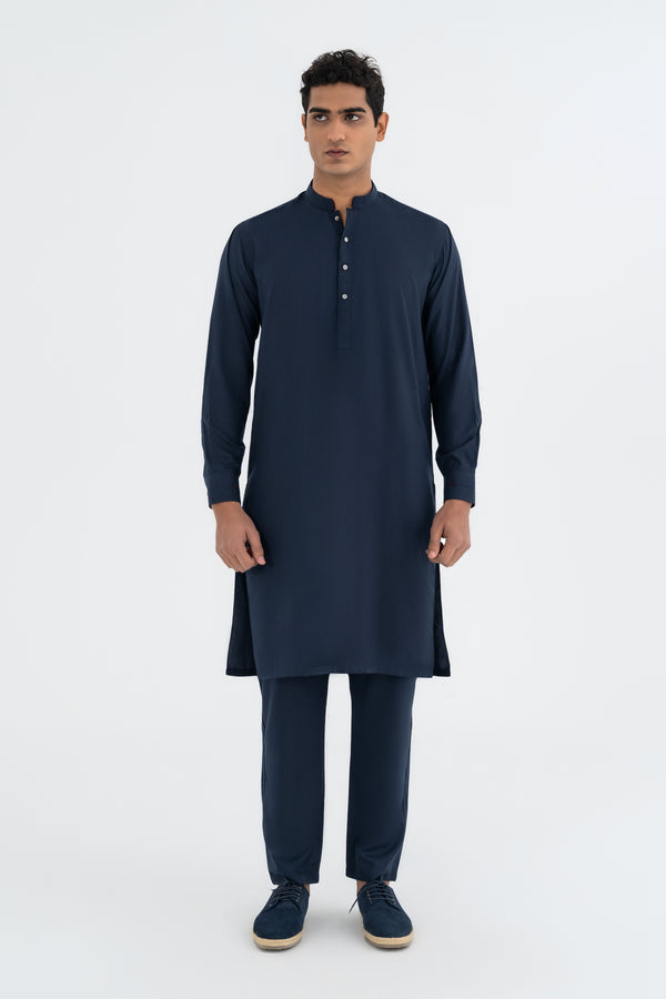 Navy Kurta Trouser