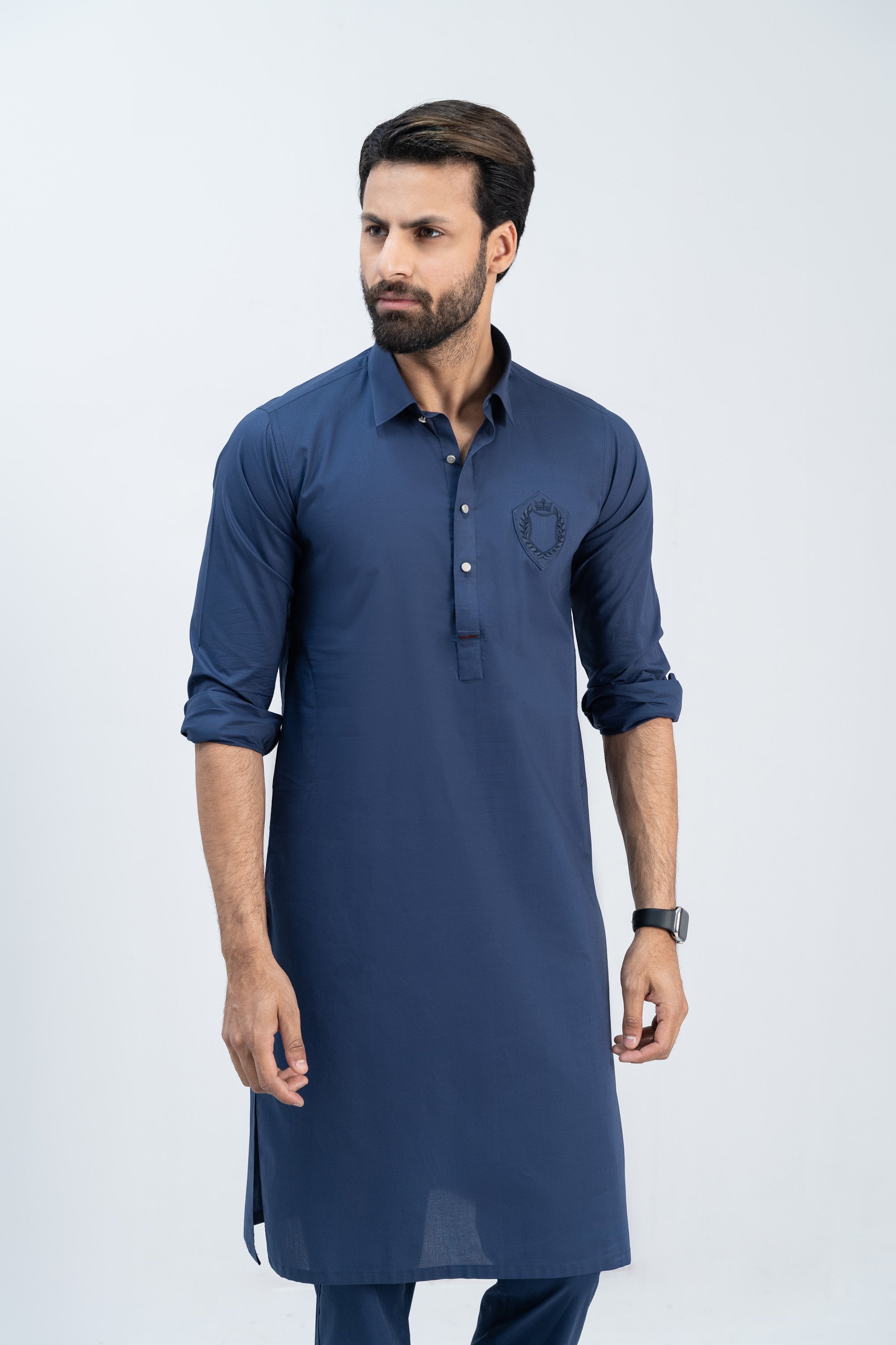 Navy Kurta Trouser