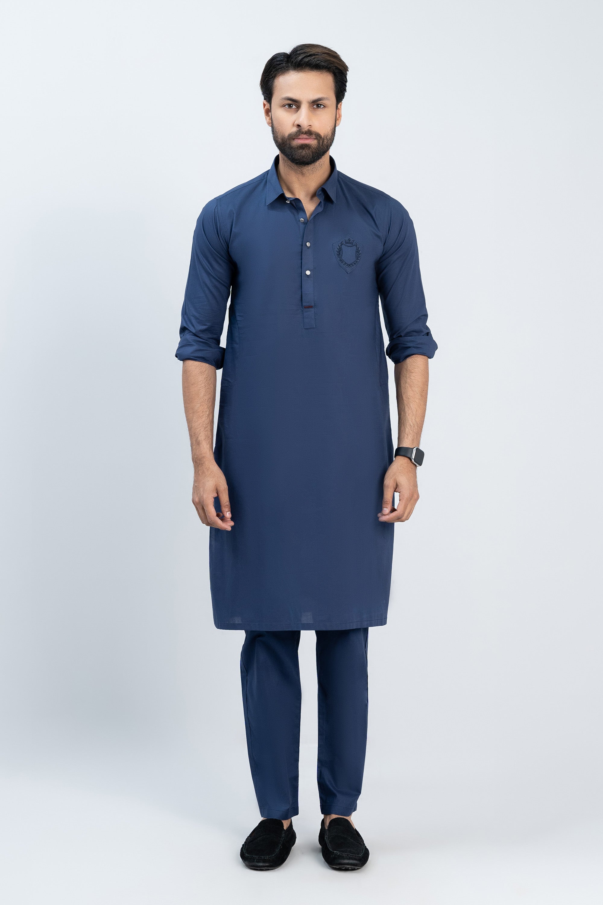 Navy Kurta Trouser