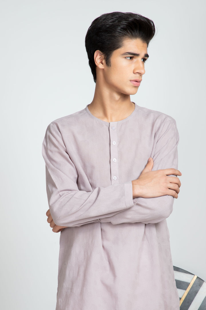 Taupe Qaftaan Kurta Equator