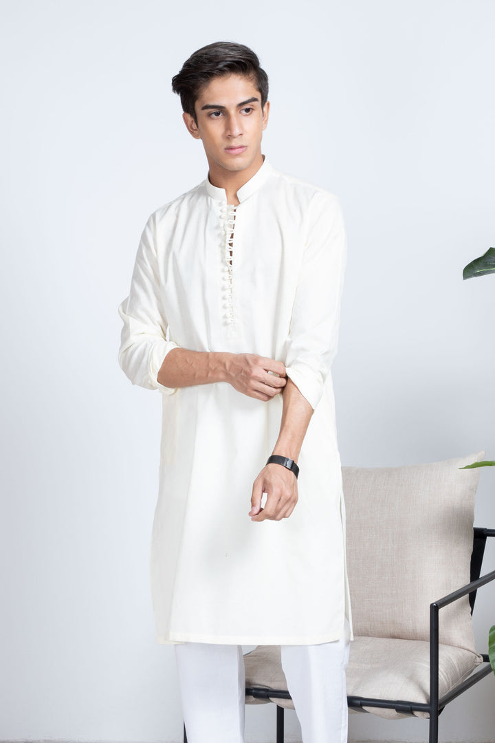 Skin Jacquard Kurta Equator