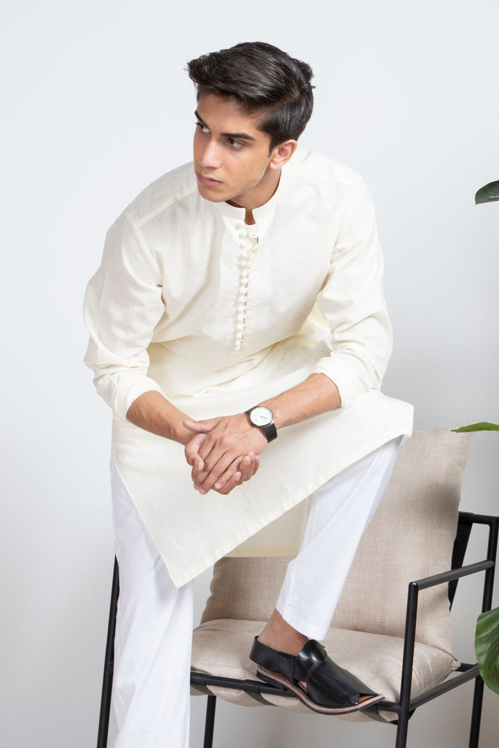 Skin Jacquard Kurta Equator