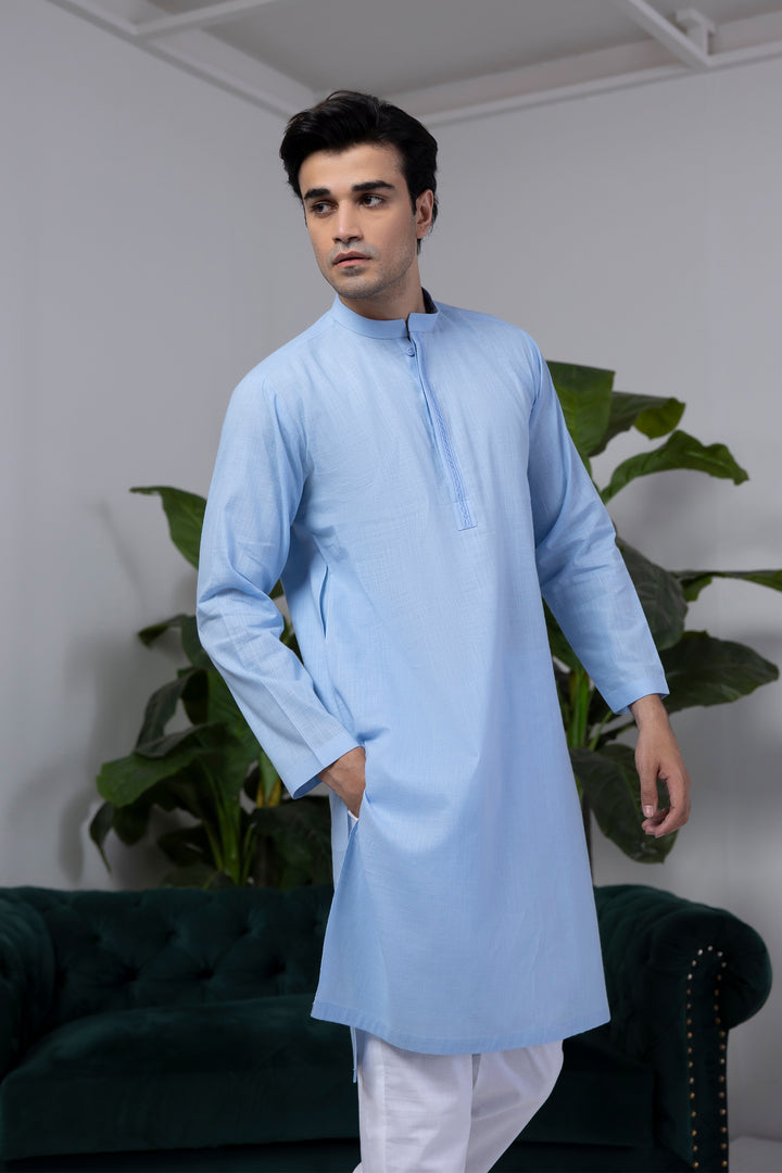 Mint Blue Kurta Equator