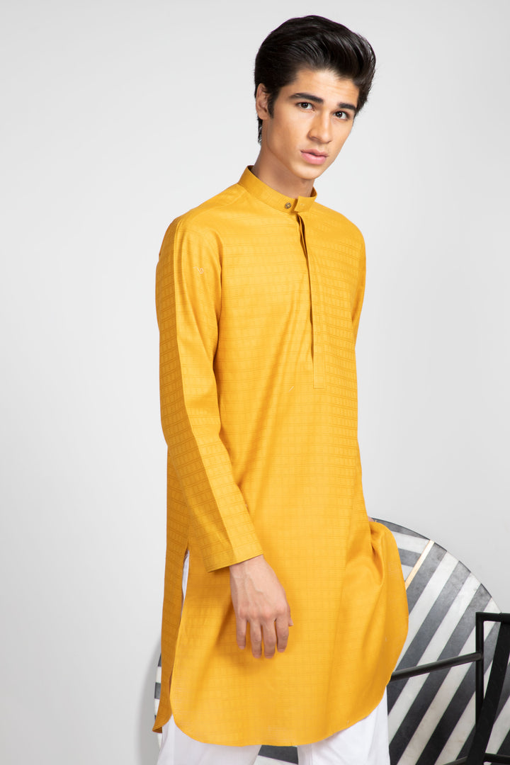 Amber Jacquard Kurta Equator