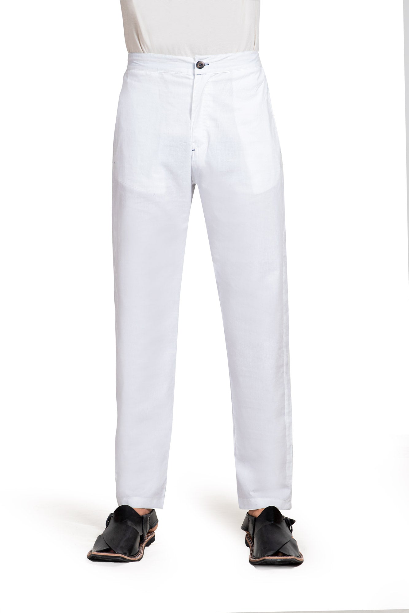 Essential White Trousers