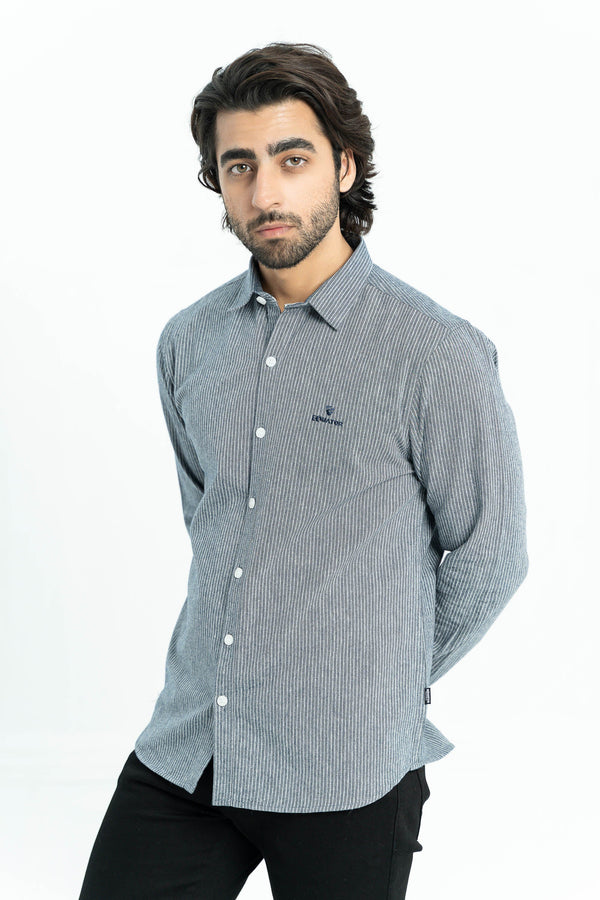 Dark Grey Casual Shirt