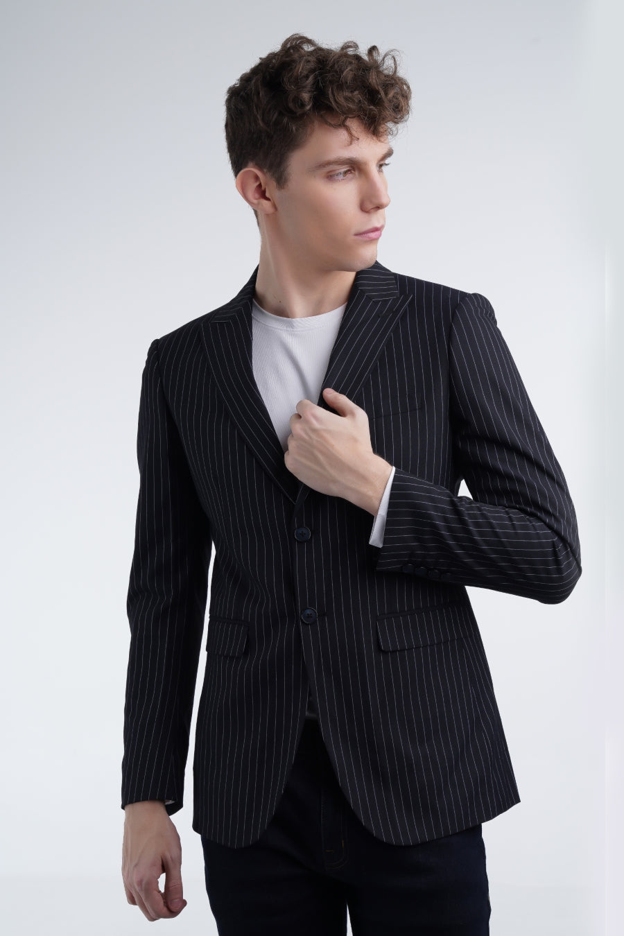Striped Formal Coat