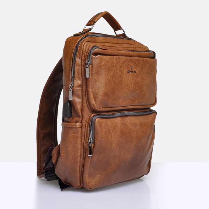 Tan Multi-layer Backpack