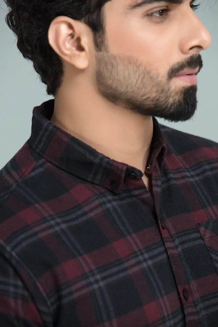 Black Checkered Shirt - Equator Stores