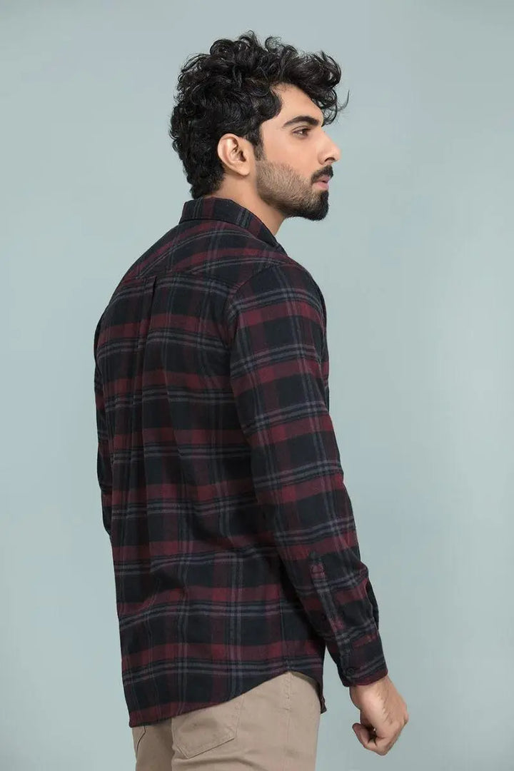 Black Checkered Shirt - Equator Stores