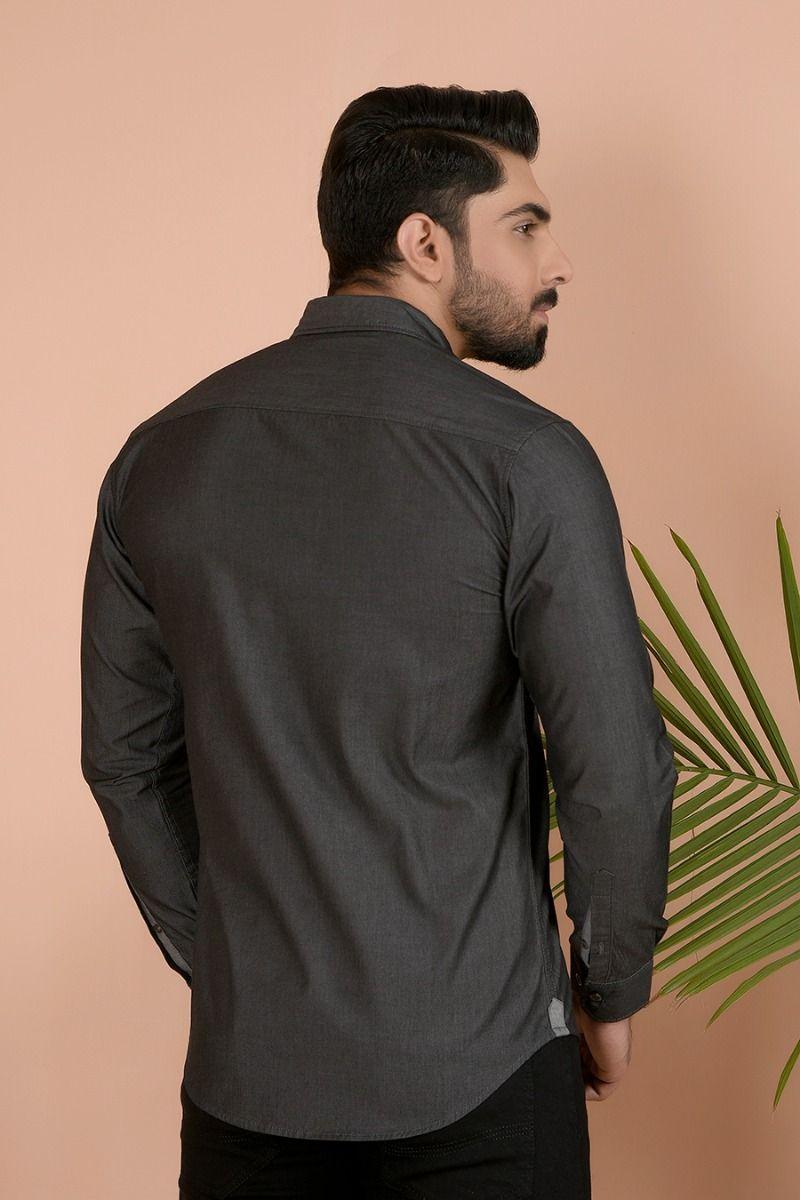 CHARCOAL SIGNATORY SHIRT - Equator Stores