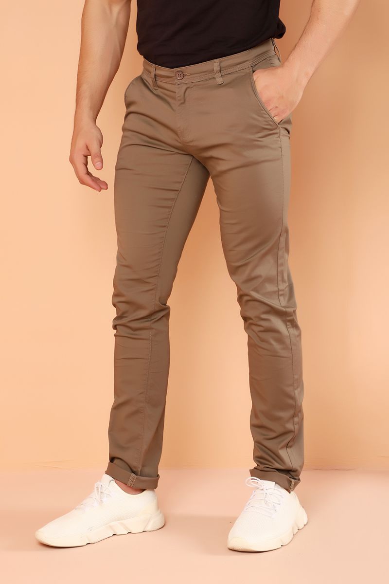 Russet Brown Chino Fashion Pants