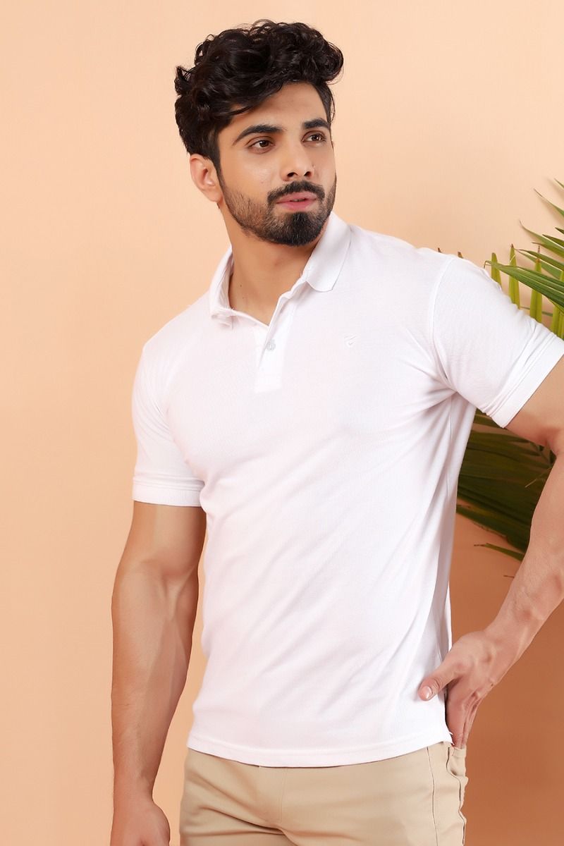 White T Shirt Collar HS