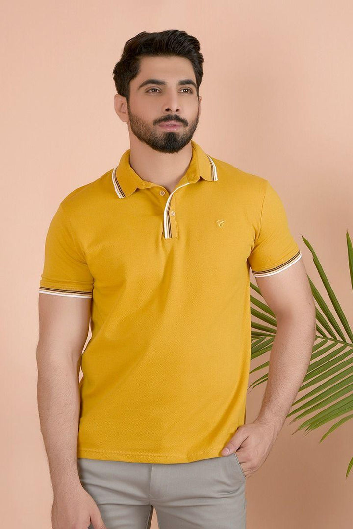 MUSTARD POLO SHIRT - Equator Stores