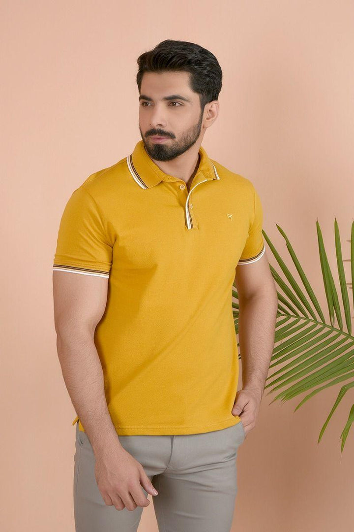 MUSTARD POLO SHIRT - Equator Stores