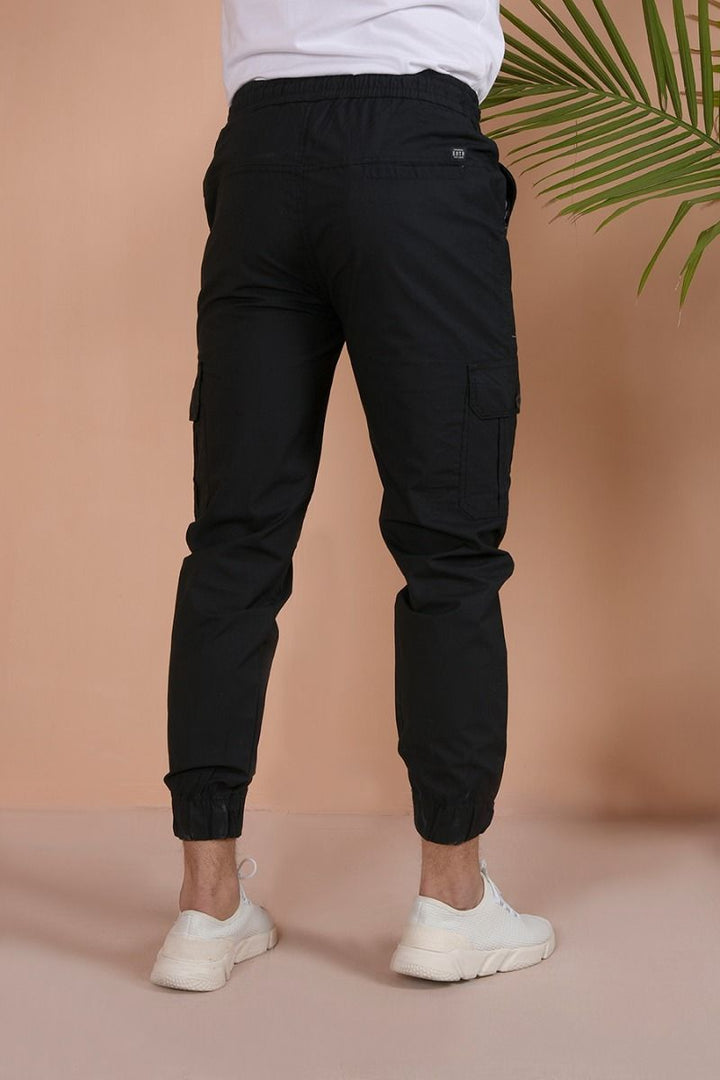 BLACK CARGO JOGGERS Equator