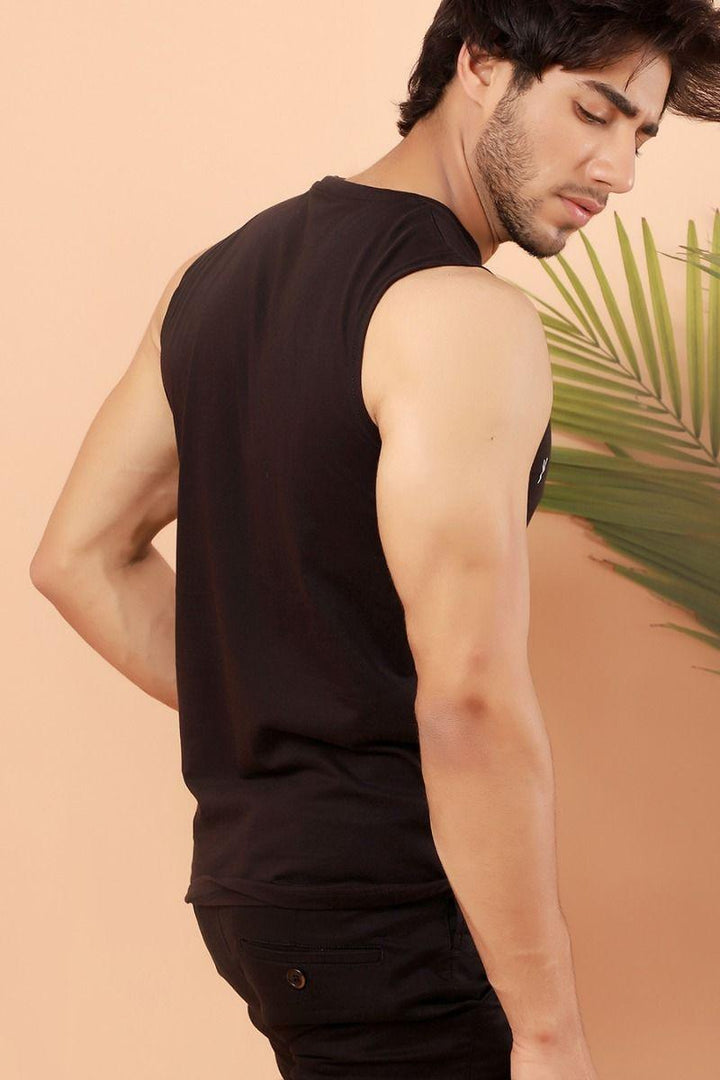 BLACK TANK TOP - Equator Stores