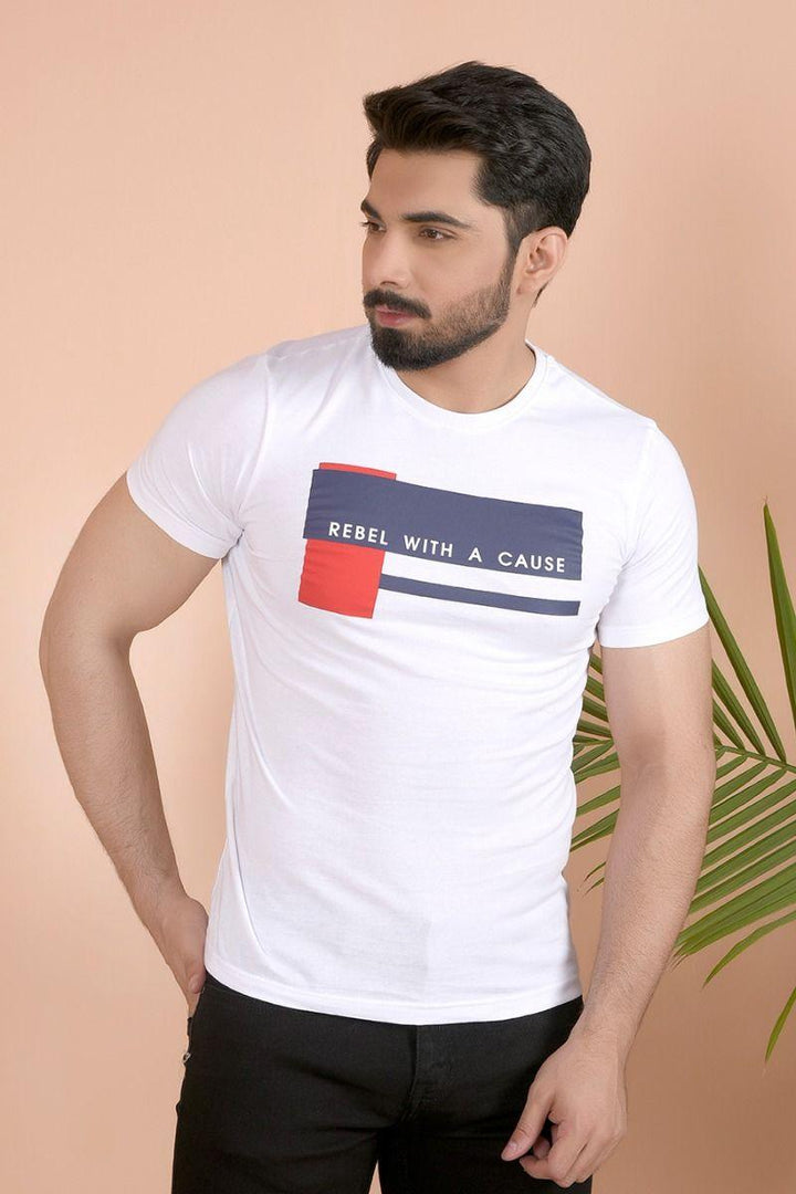 WHITE REBEL T-SHIRT - Equator Stores