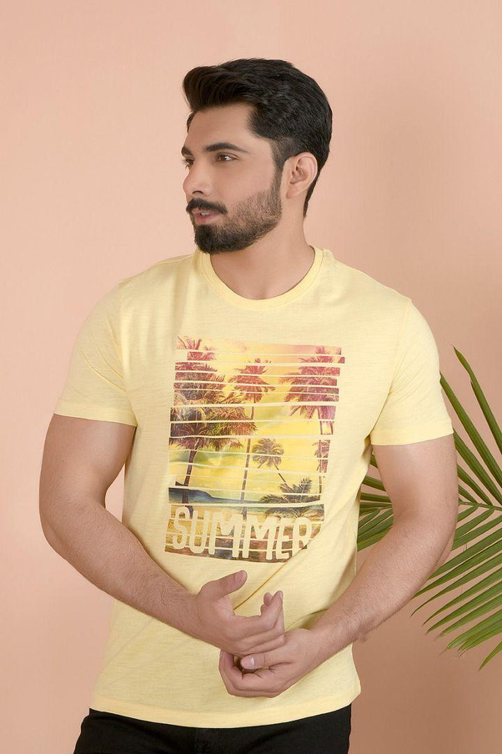 SUMMER YELLOW T-SHIRT - Equator Stores