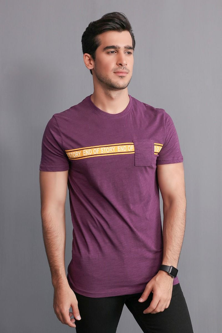 PURPLE POCKET T-SHIRT Equator