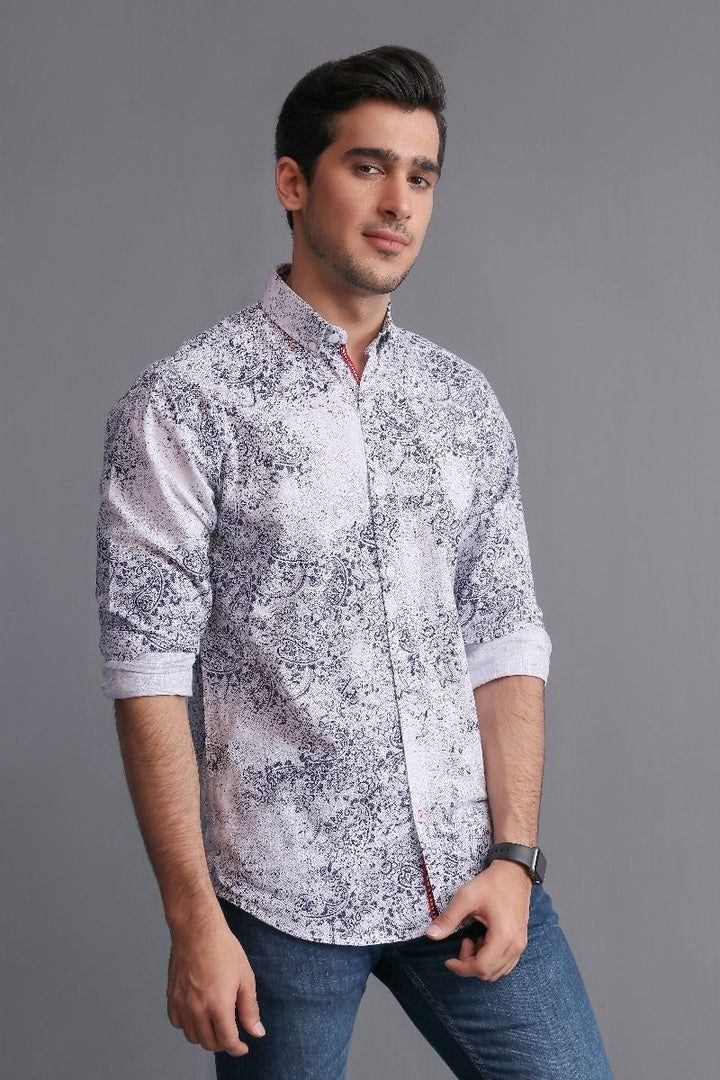 WHITE PAISLEY SHIRT Equator