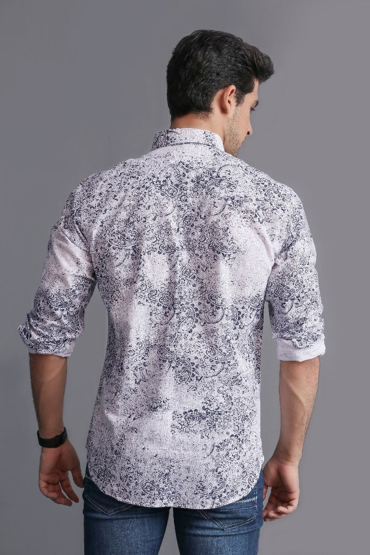 WHITE PAISLEY SHIRT Equator