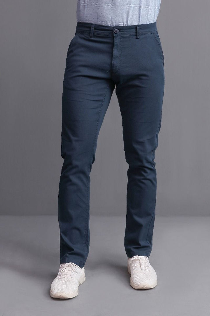 NAVY COTTON CHINOS Equator