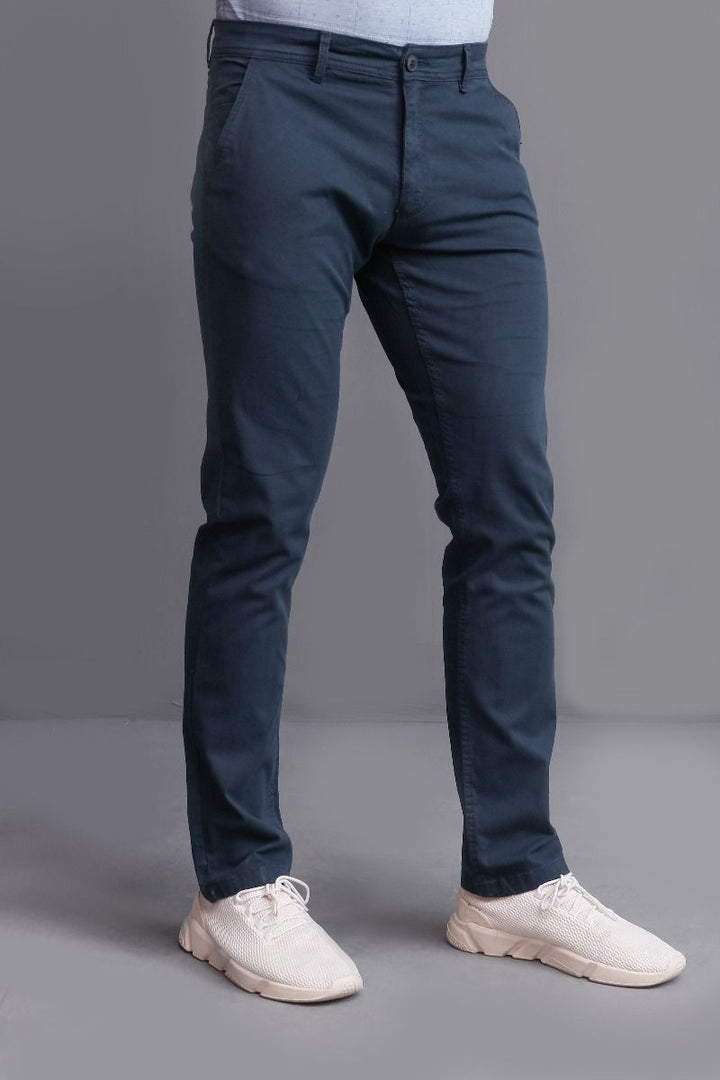 NAVY COTTON CHINOS Equator