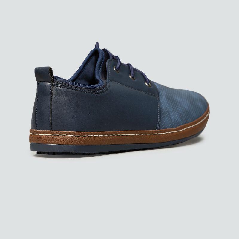Navy Laced Derby Shoes - Equator Stores