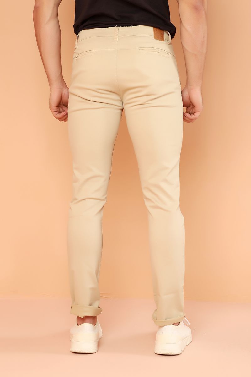 Beige Chino Fashion Pants