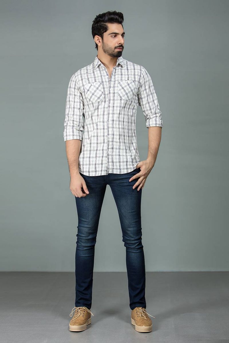 Gry Casual Shirt FS Regular Fit
