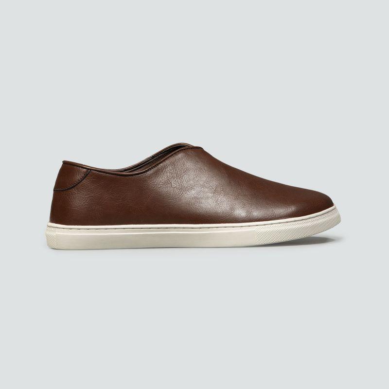 Solid Brown Trainers - Equator Stores